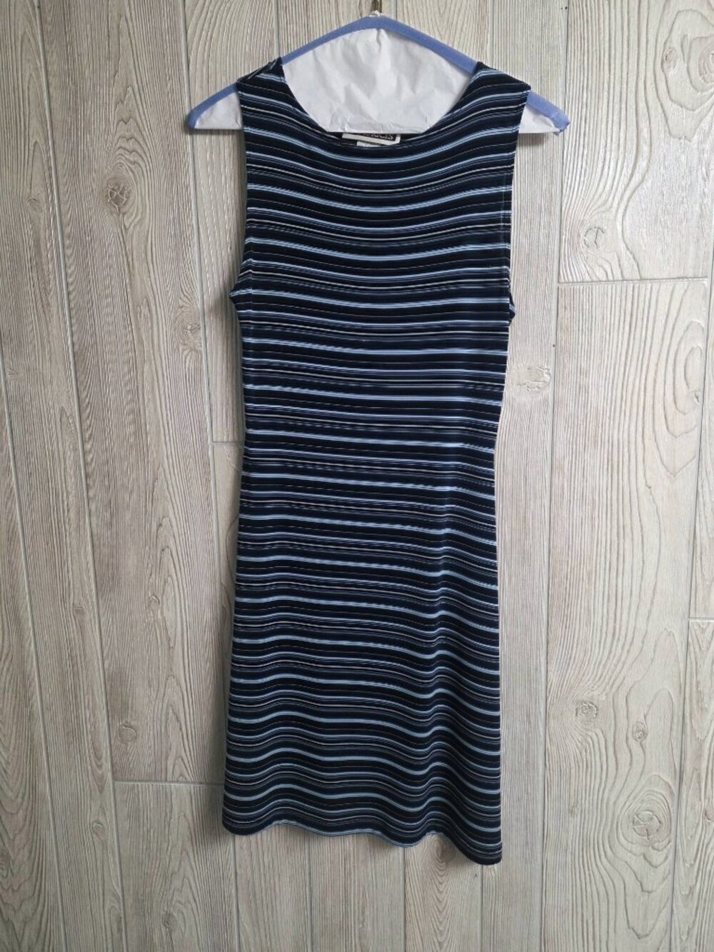 💙 Vintage Maurices Striped Knit Dress — Made in USA